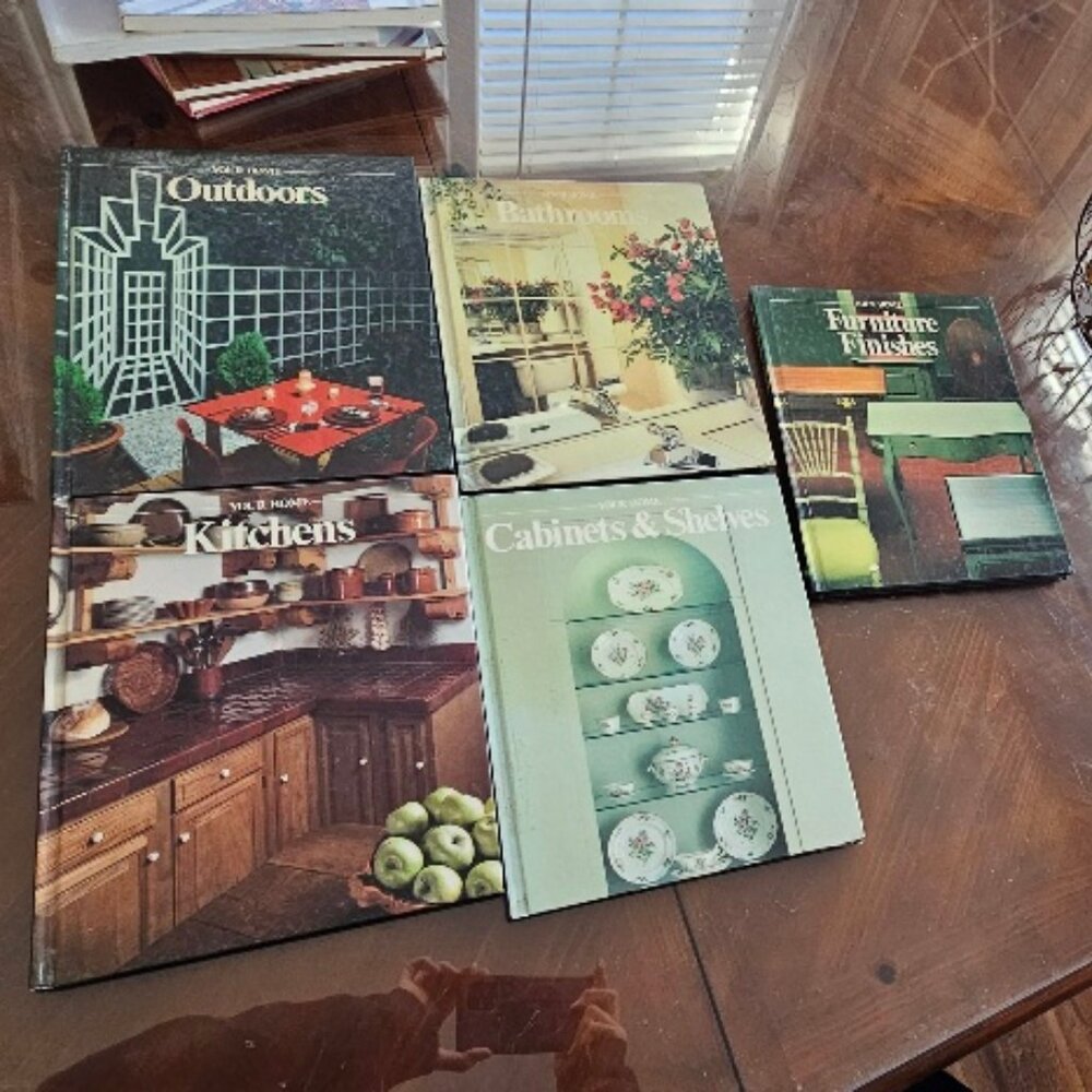 5 Vintage  "Your Home" Home Improvement Hardback Books